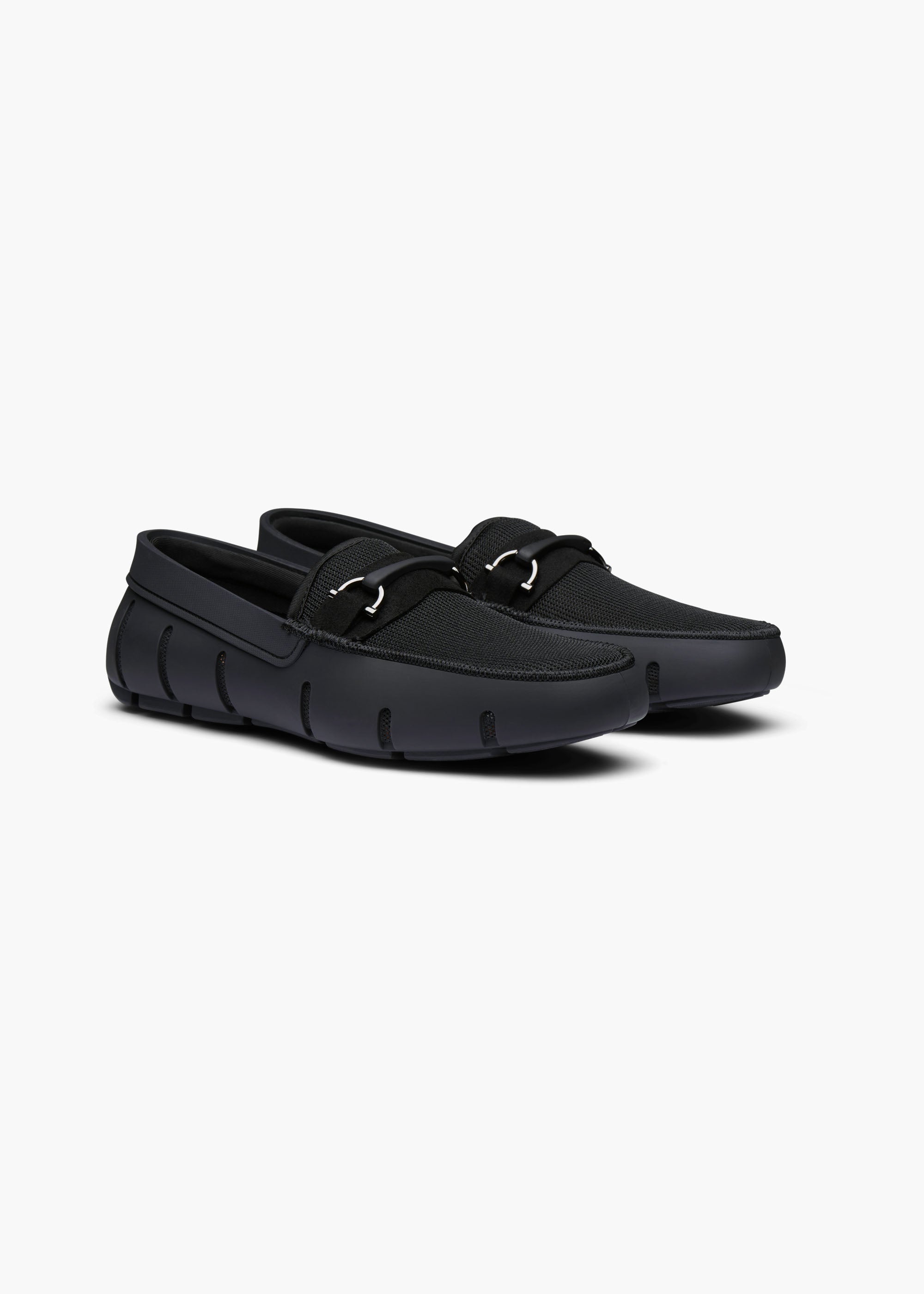 Sporty Bit Loafer - background::white,variant::Black/Black