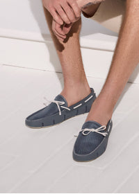 Braided Lace Loafer in Basalt Grey - background::white,variant::Basalt Grey