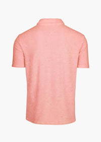 Myrtos Polo - background::white,variant::Pale Rose