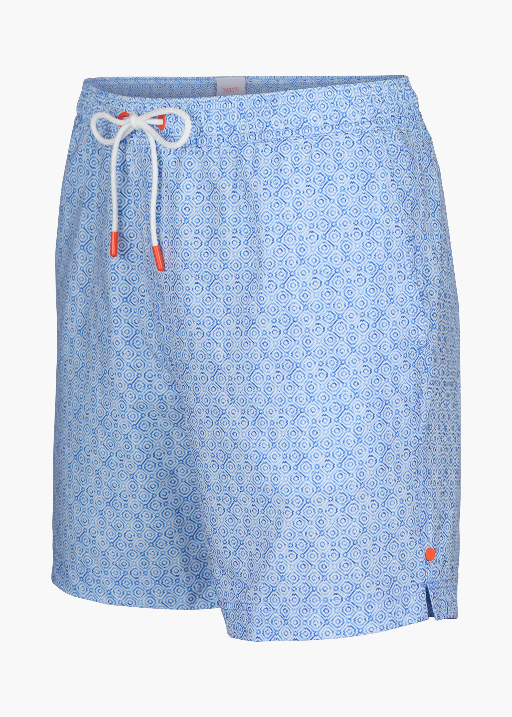 Sol Swim Short (6 ½” Inseam) - background::white,variant::Mosaico Blue