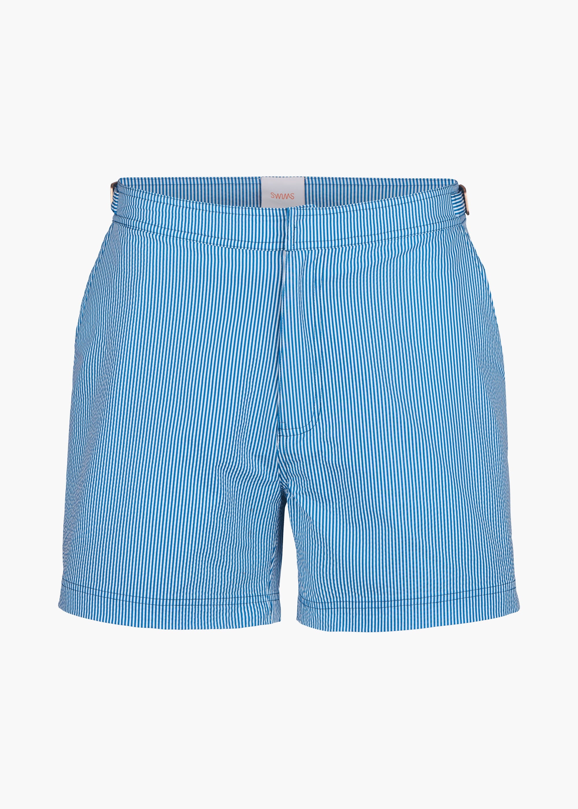 Kyst Swim Trunk (5” Inseam) - background::white,variant::Strand Tidal Blue